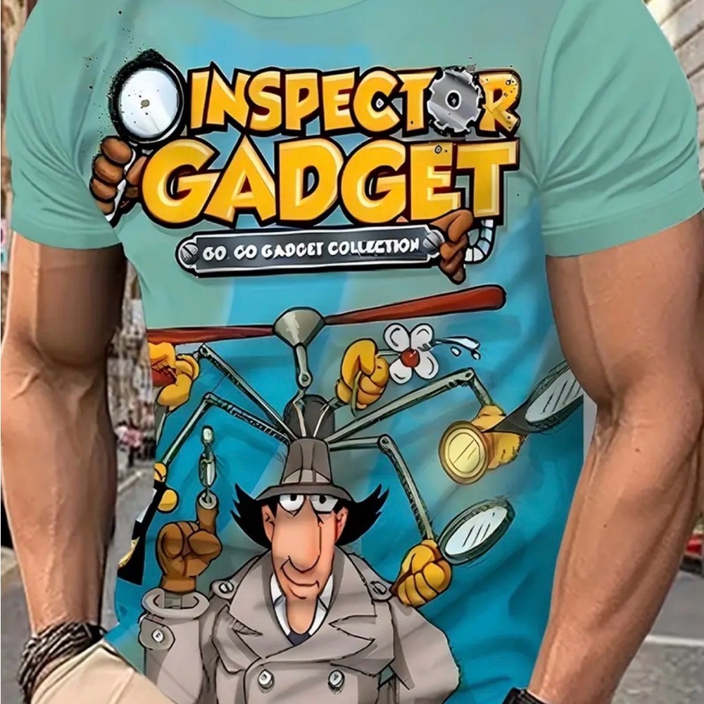 NEW Inspector Gadget Graphic T-Shirt
